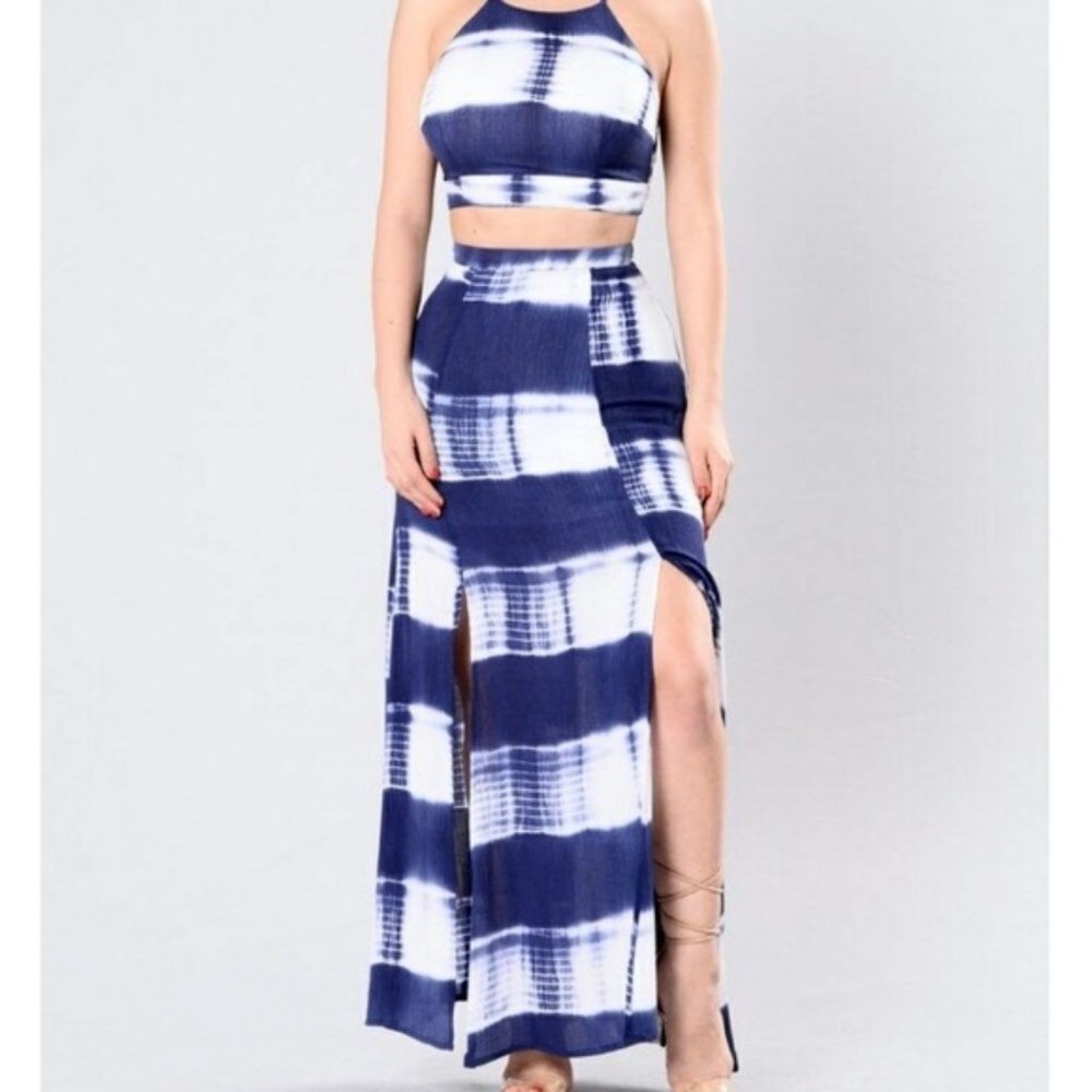 💙 Urban Outfitters Strappy Tie Dye Skirt Set 💙